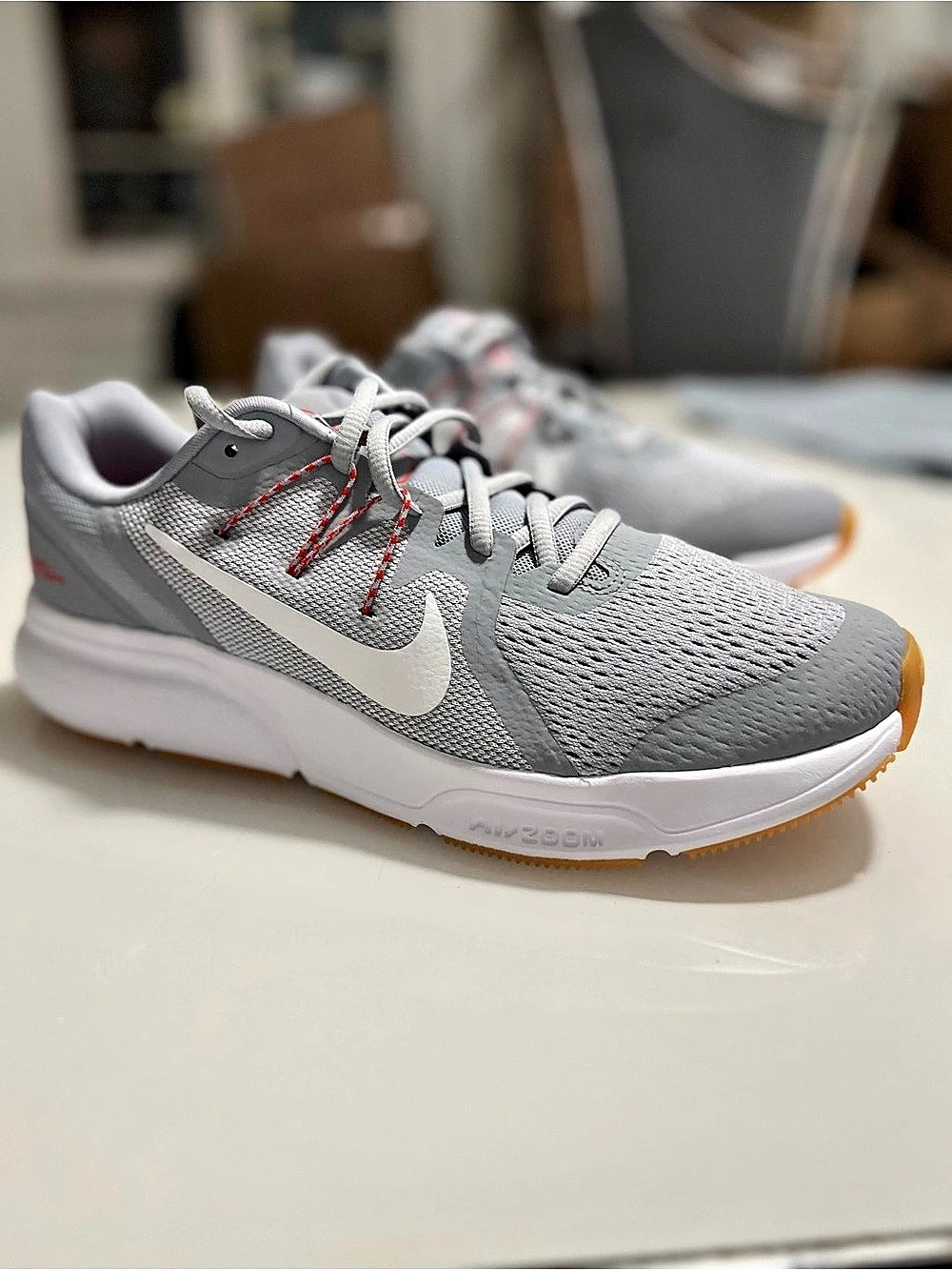 Nike Zoom Span Athletic Sneakers Gray US 9.5 New